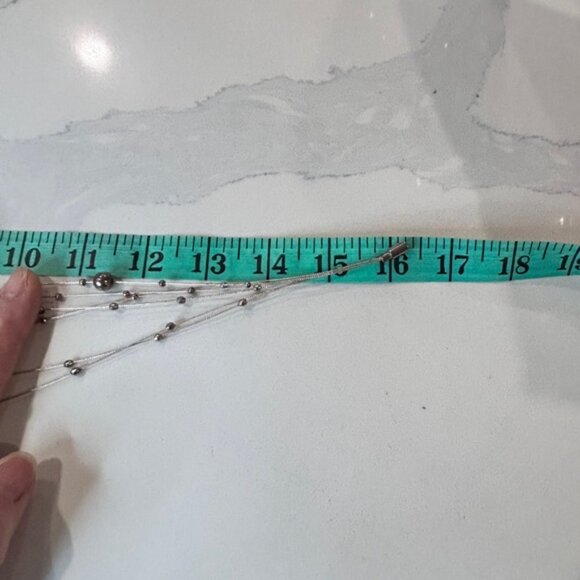 Orbit Mixed Metal Floating Ball Choker - Picture 9 of 9